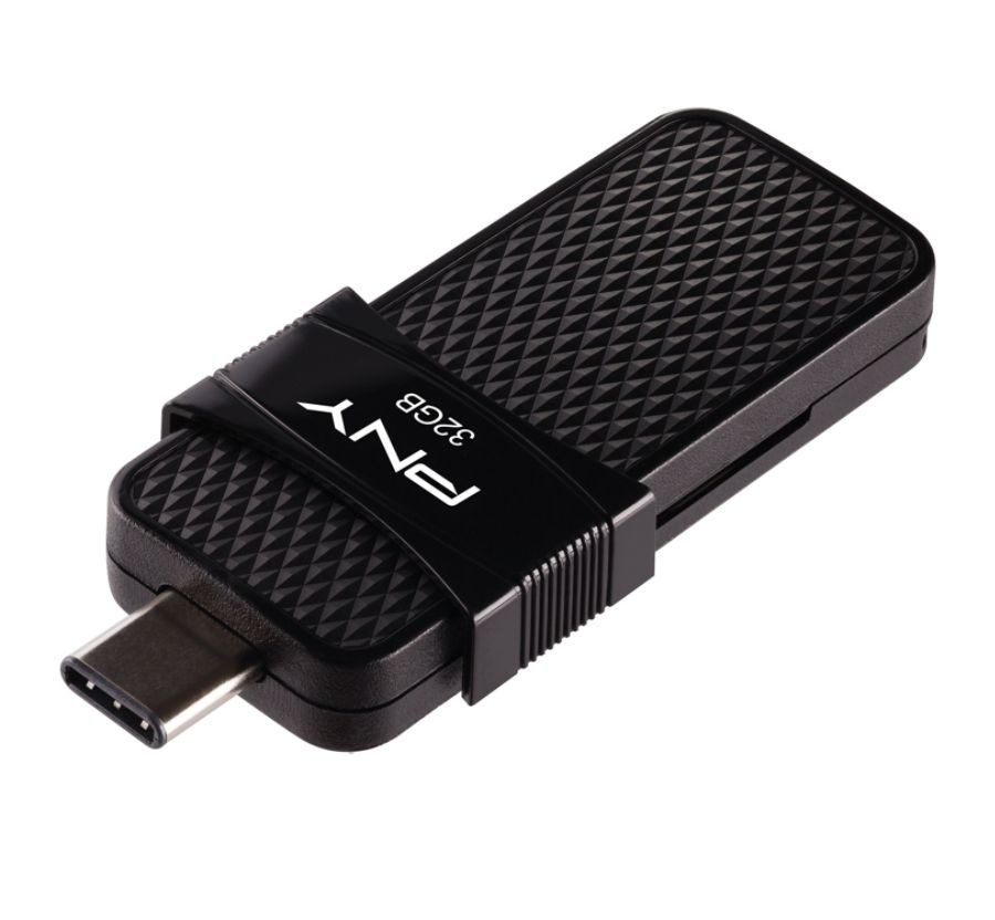 slide 2 of 7, PNY Duo Link Otg Type-C Usb Flash Drive For Android, 32 GB