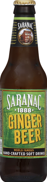 slide 1 of 1, Saranac Ginger Beer - 12 fl oz, 12 fl oz