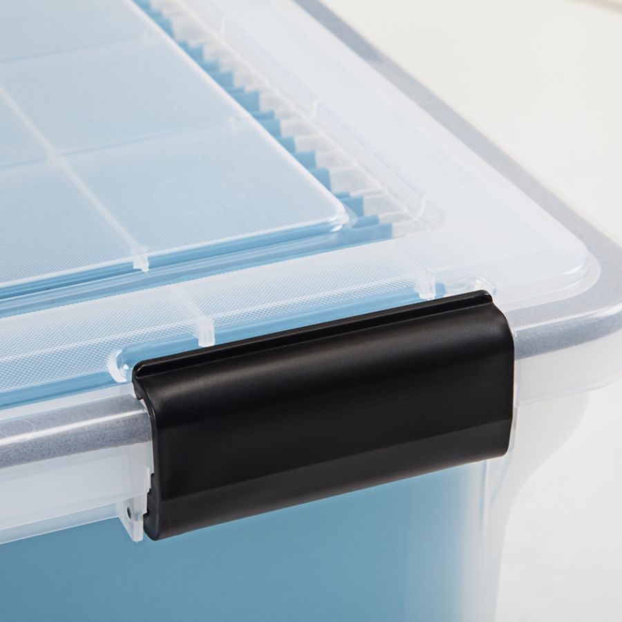 slide 2 of 10, Iris Watertight File Box - Clear, 32 qt