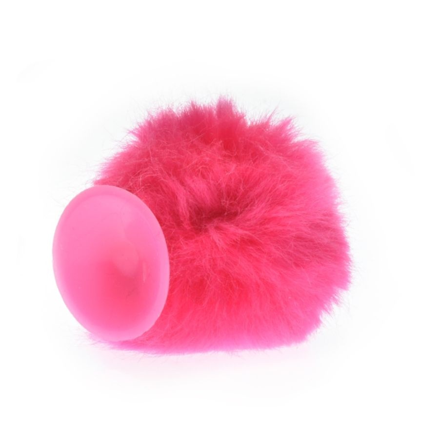 slide 3 of 4, Digital Energy Pom-Pom Phone Stand, Pink, 1 ct