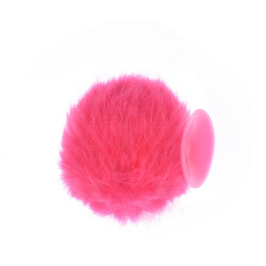 slide 4 of 4, Digital Energy Pom-Pom Phone Stand, Pink, 1 ct