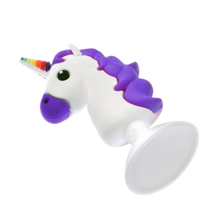 slide 3 of 4, Digital Energy Unicorn Phone Stand, Purple, 1 ct