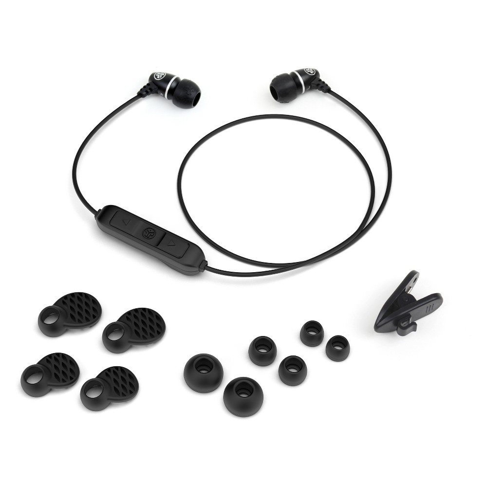 slide 5 of 6, JLab Metal Wireless Earbuds - Black (METALBTBLK), 1 ct
