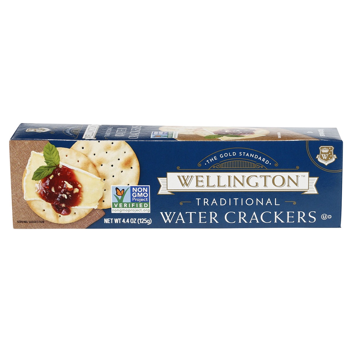 slide 1 of 5, Wellington Traditional Water Cracker - 4.4 oz, 4.4 oz