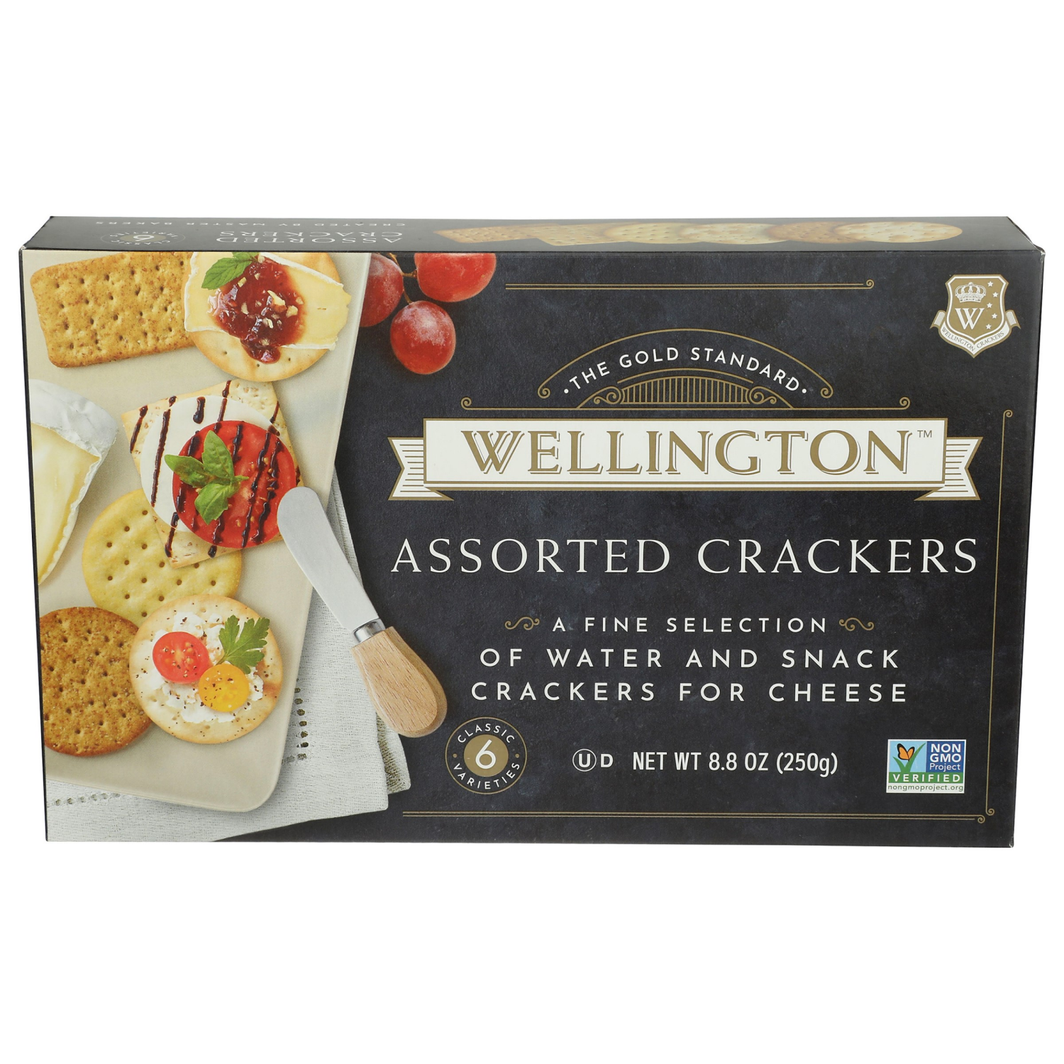 slide 1 of 2, Wellington Crackers and Biscuits for Cheese - 8.8 oz, 8.8 oz