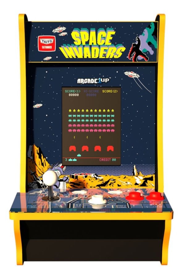 slide 3 of 3, Atari Arcade1Up Counter Cade, Space Invaders, 1 ct