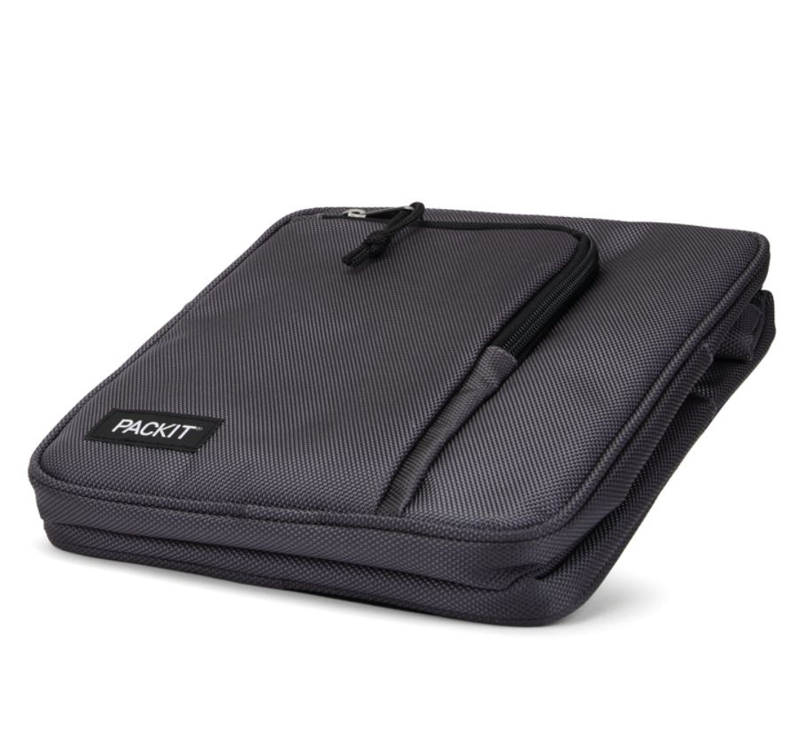 slide 6 of 8, PackIt Freezable Commuter Lunch Bag, Charcoal, 1 ct