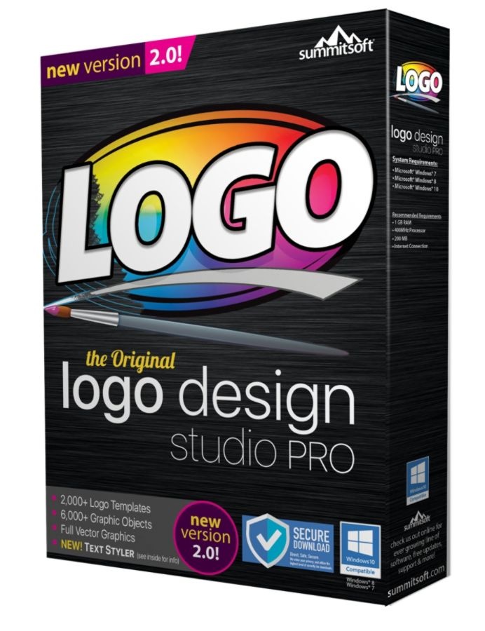 slide 3 of 3, Summitsoft Logo Design Studio Pro 2.0, Traditional Disc, 1 ct