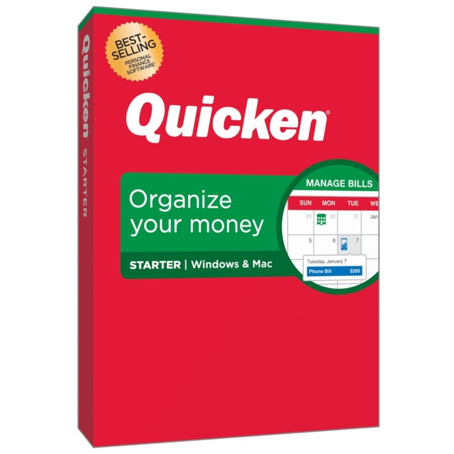 slide 2 of 2, Quicken Starter Personal Finance Software, 1-Year Subscription, For Pc/Mac, 1 ct