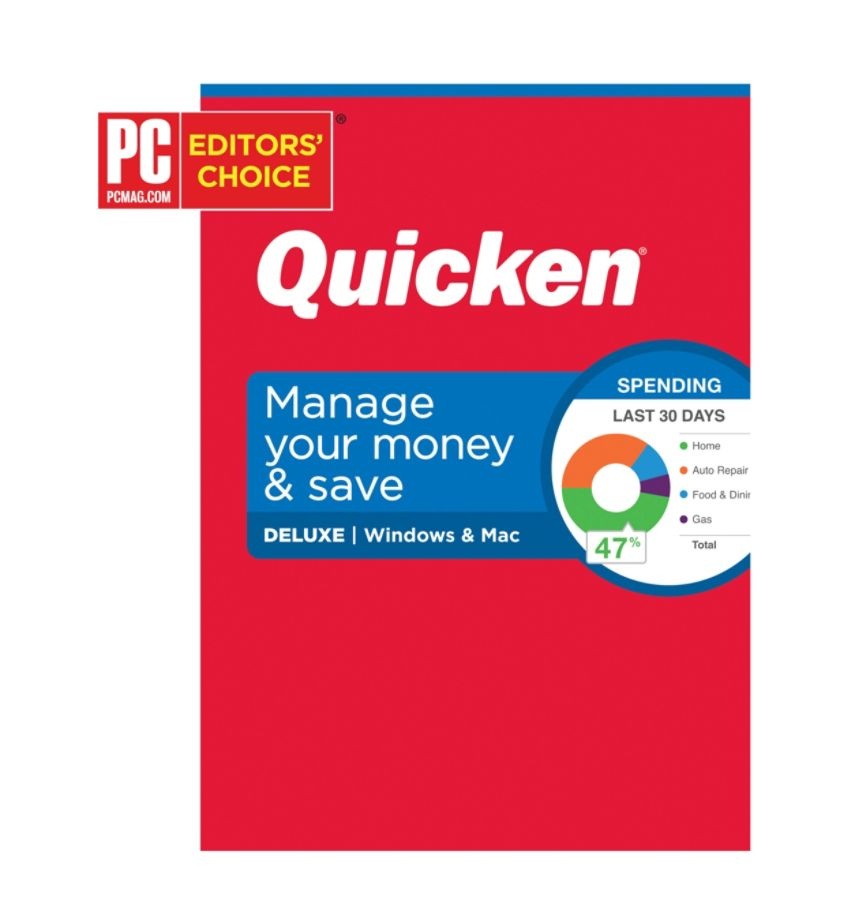 slide 3 of 3, Quicken Deluxe Personal Finance Software, 1-Year Subscription, For Pc/Mac, 1 ct