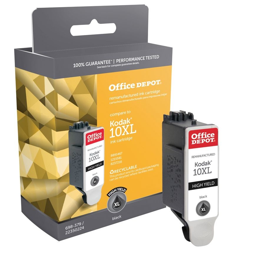 slide 2 of 2, Office Depot Brand Od1467 (Kodak 10Xl) Remanufactured Black Ink Cartridge, 1 ct