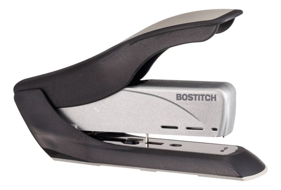 slide 5 of 10, BOSTITCH Spring-Powered Premium Heavy Duty Stapler, Black/Silver, 1 ct