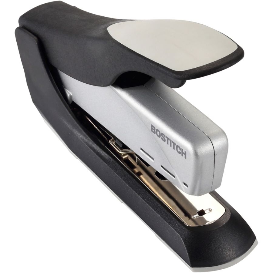 slide 7 of 10, BOSTITCH Spring-Powered Premium Heavy Duty Stapler, Black/Silver, 1 ct