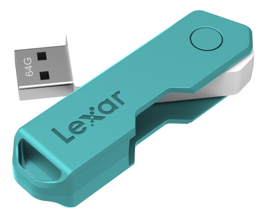 slide 4 of 10, Lexar Jumpdrive Twistturn2 Usb 2.0 Flash Drive, 32Gb, Assorted Colors, Ljdtt2-32Gabod20, 1 ct