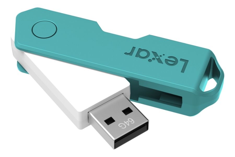 slide 8 of 10, Lexar Jumpdrive Twistturn2 Usb 2.0 Flash Drive, 32Gb, Assorted Colors, Ljdtt2-32Gabod20, 1 ct