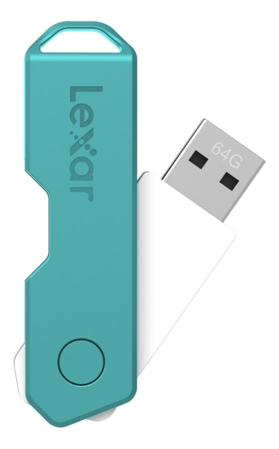 slide 7 of 10, Lexar Jumpdrive Twistturn2 Usb 2.0 Flash Drive, 32Gb, Assorted Colors, Ljdtt2-32Gabod20, 1 ct