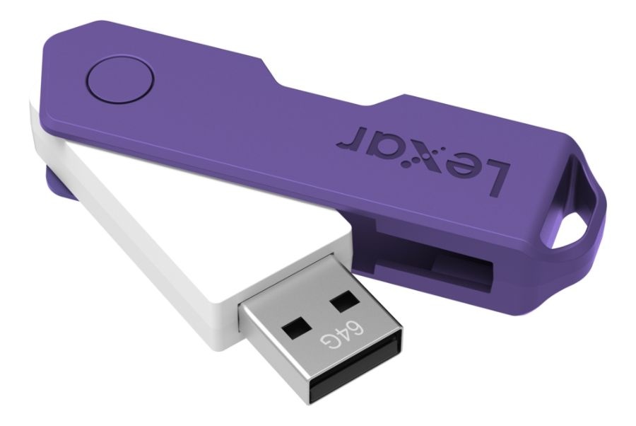 slide 9 of 10, Lexar Jumpdrive Twistturn2 Usb 2.0 Flash Drive, 32Gb, Assorted Colors, Ljdtt2-32Gabod20, 1 ct