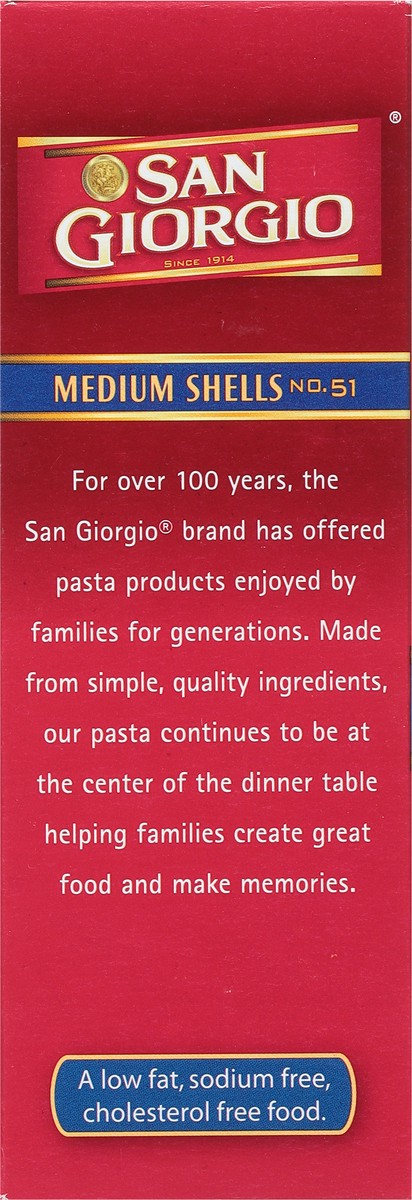 slide 5 of 9, San Giorgio No. 51 Medium Shells Elbow Macaroni 16 oz, 16 oz