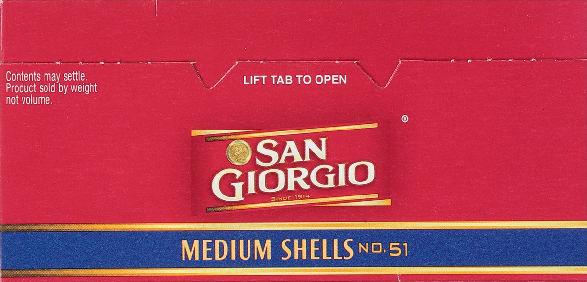 slide 4 of 9, San Giorgio No. 51 Medium Shells Elbow Macaroni 16 oz, 16 oz