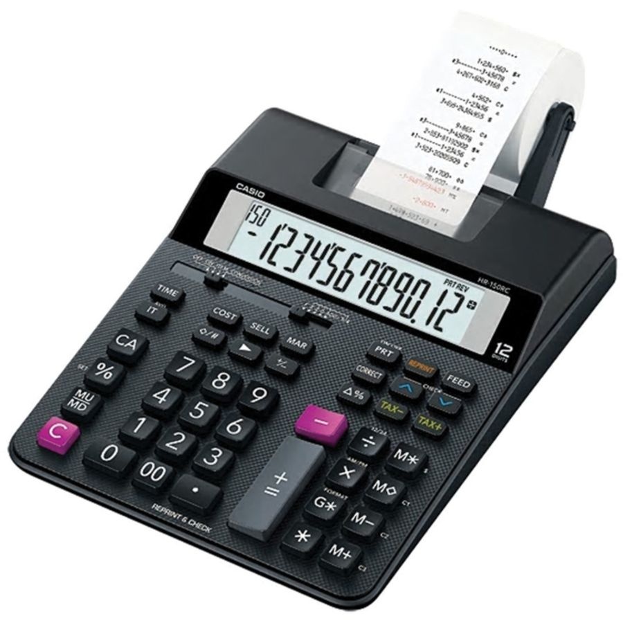 slide 3 of 3, Casio Hr-200Rc Compact Printing Calculator, 1 ct