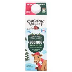 Organic Valley Reduced Fat Eggnog 1 qt