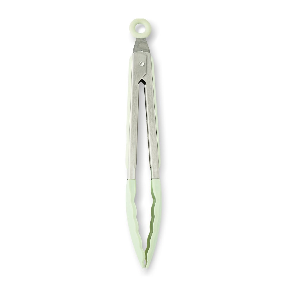 slide 2 of 3, Core™ Kitchen Stainless Steel Locking Tongs - Sage, 1 ct