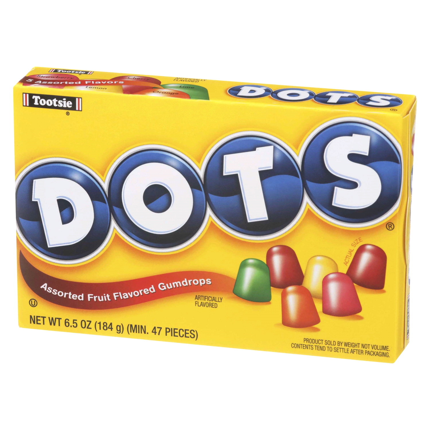 slide 3 of 4, DOTS Assorted Fruit Flavored Gumdrops - 6.5 oz, 6.5 oz