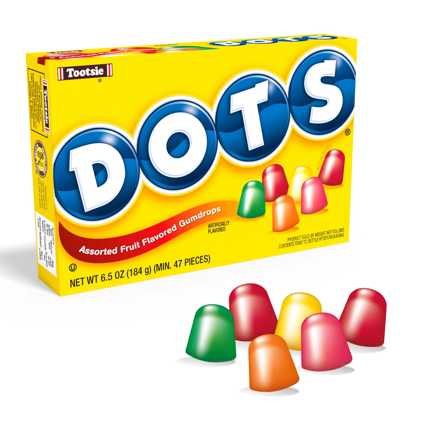 slide 5 of 5, Tootsie Roll Dots Candy, 6.5 oz