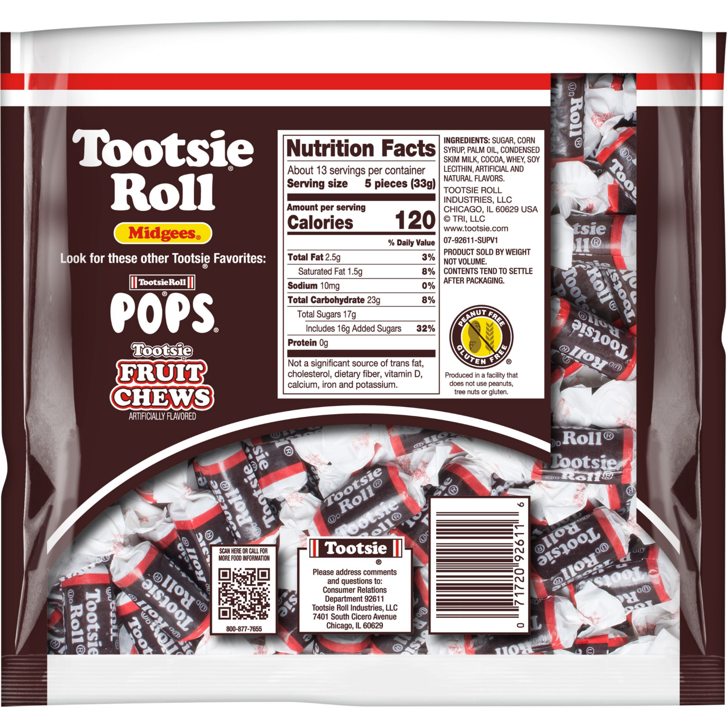 slide 2 of 5, Tootsie Roll Chocolatety Chewy Candy - 12 oz, 12 oz