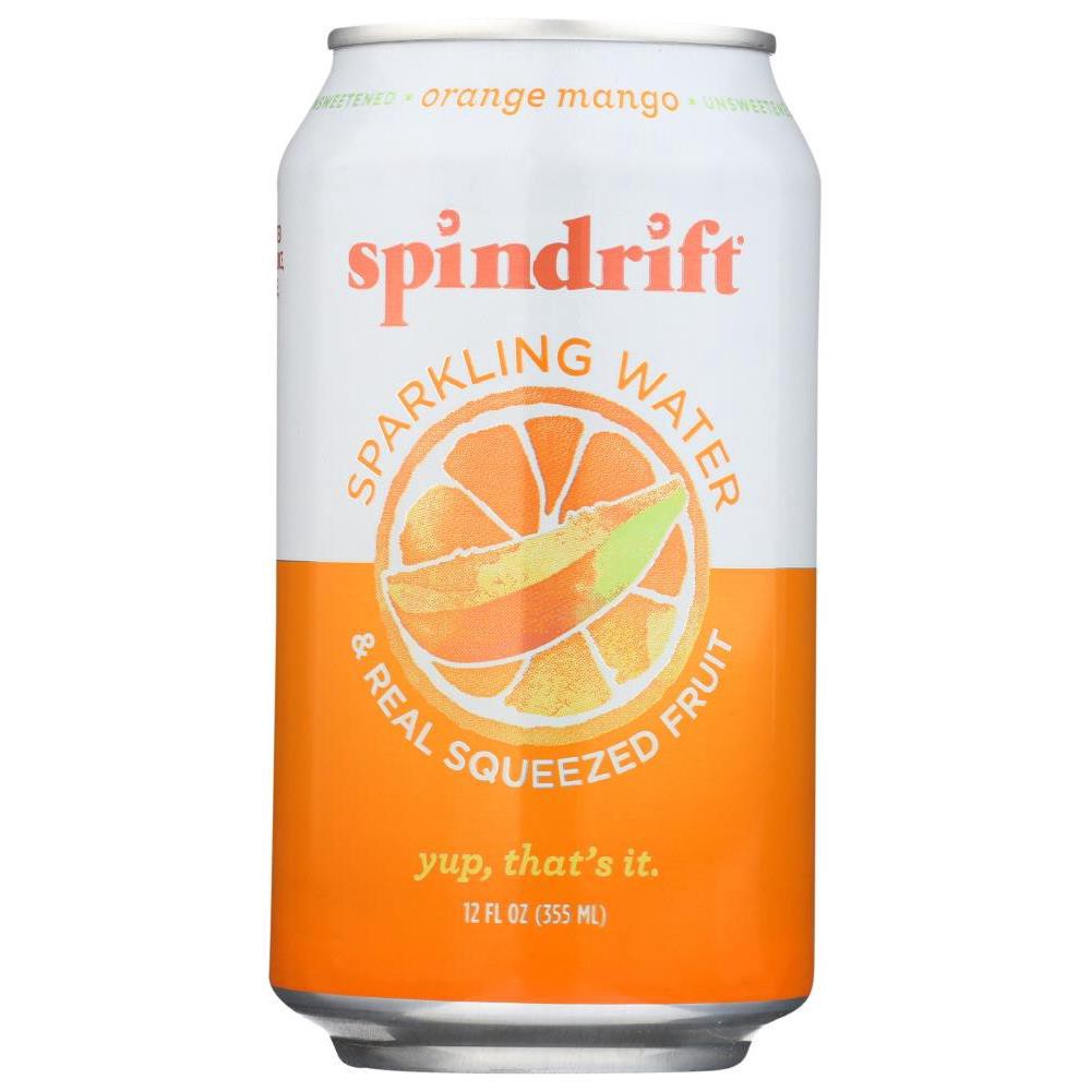 slide 1 of 1, Spindrift Orange Mango Sparkling Water Single - 12 oz, 12 oz