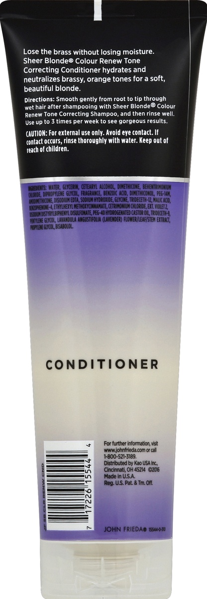 slide 6 of 6, John Frieda Sheer Blonde Color Renew Conditioner, 8.45 oz