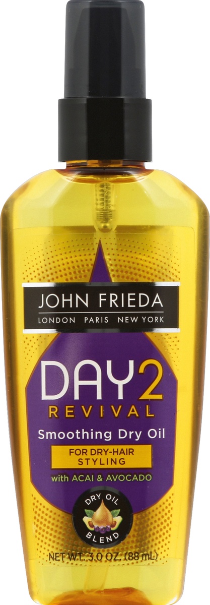 slide 5 of 6, JOHN FRIEDA Day 2 Revival Smoothing Dry Oil, 3 oz