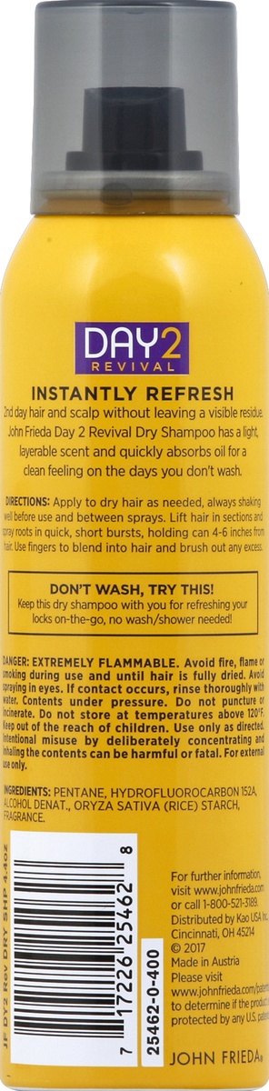 slide 6 of 6, JOHN FRIEDA Day 2 Revival Dry Shampoo, 4.4 oz
