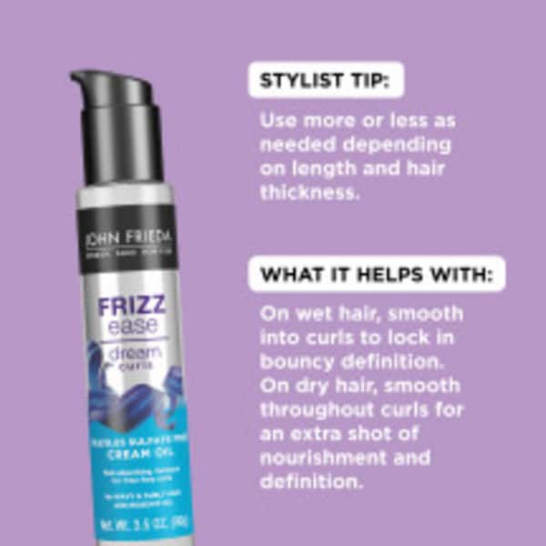 slide 4 of 29, John Frieda Dream Curls Cream Oil 3.5 oz, 3.5 oz