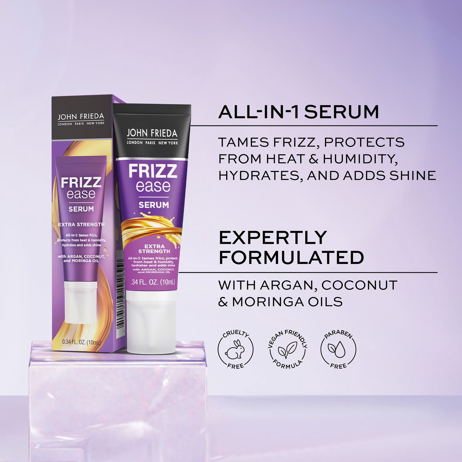 slide 6 of 8, John Frieda Frizz East Serum, Extra Strength, 0.34 Oz, 0.34 oz