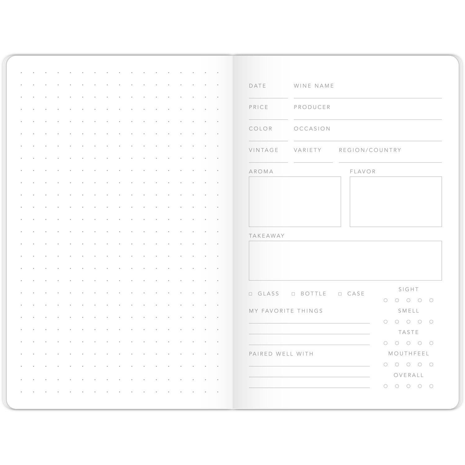 slide 3 of 8, Mead® Moments Sip Happens: Wine Tasting Companion Journal, 1 ct