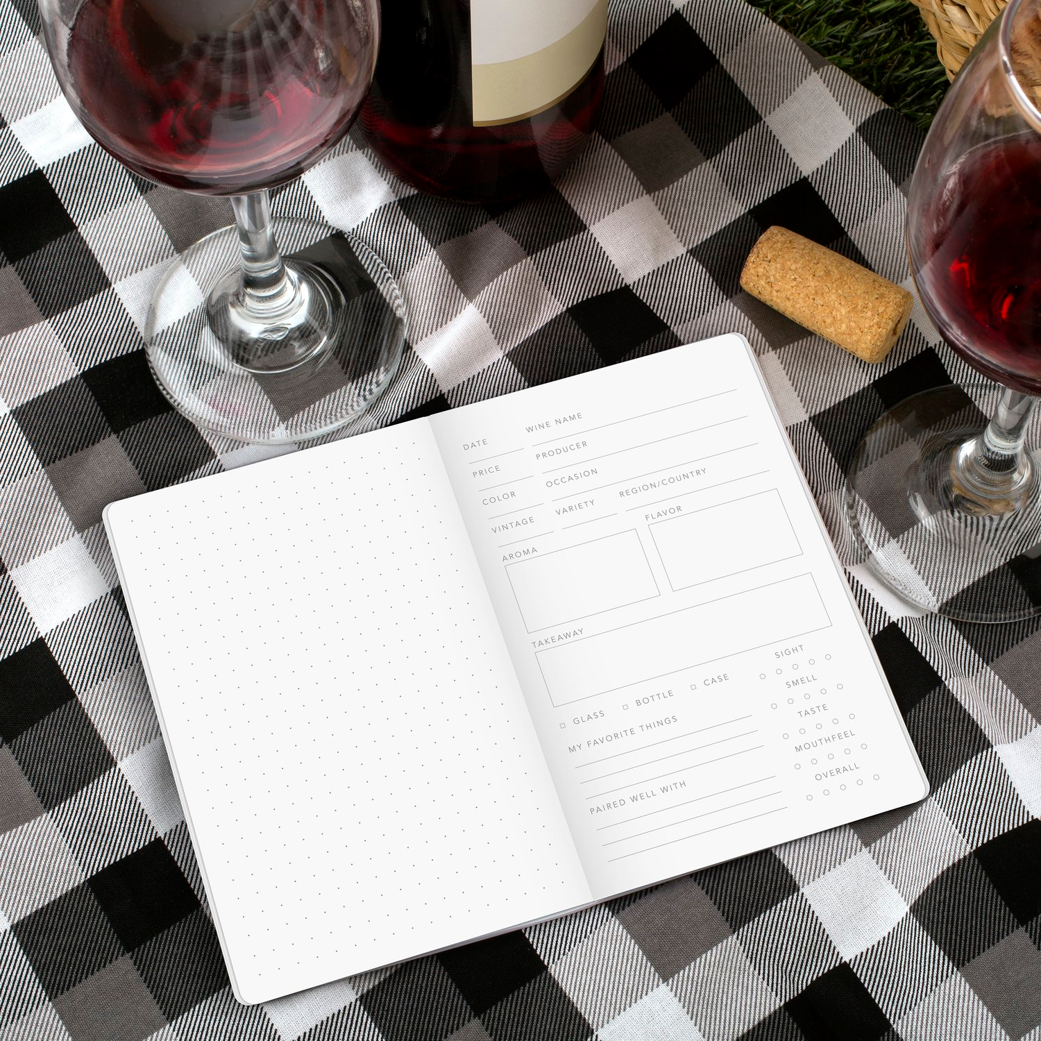 slide 7 of 8, Mead® Moments Sip Happens: Wine Tasting Companion Journal, 1 ct