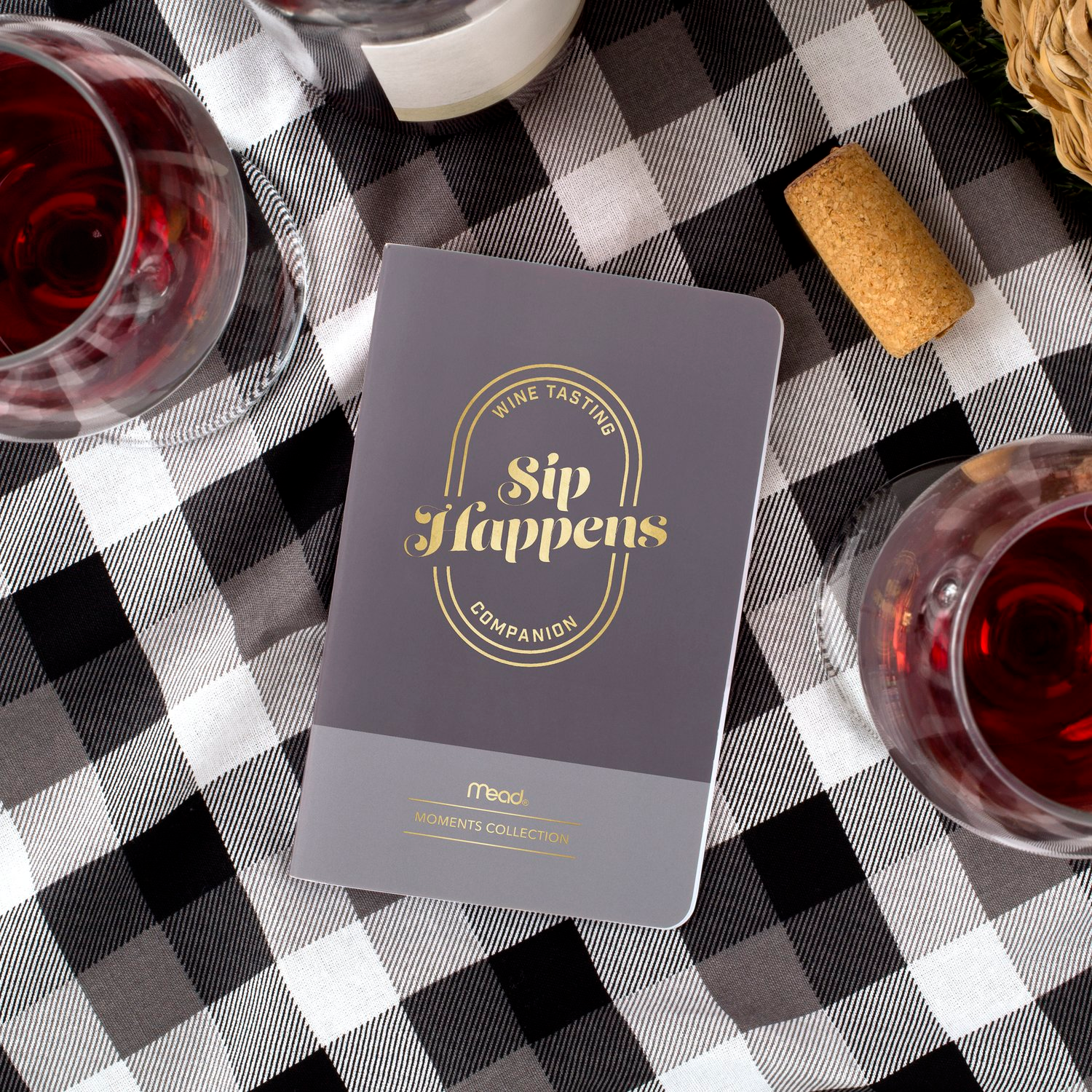slide 4 of 8, Mead® Moments Sip Happens: Wine Tasting Companion Journal, 1 ct