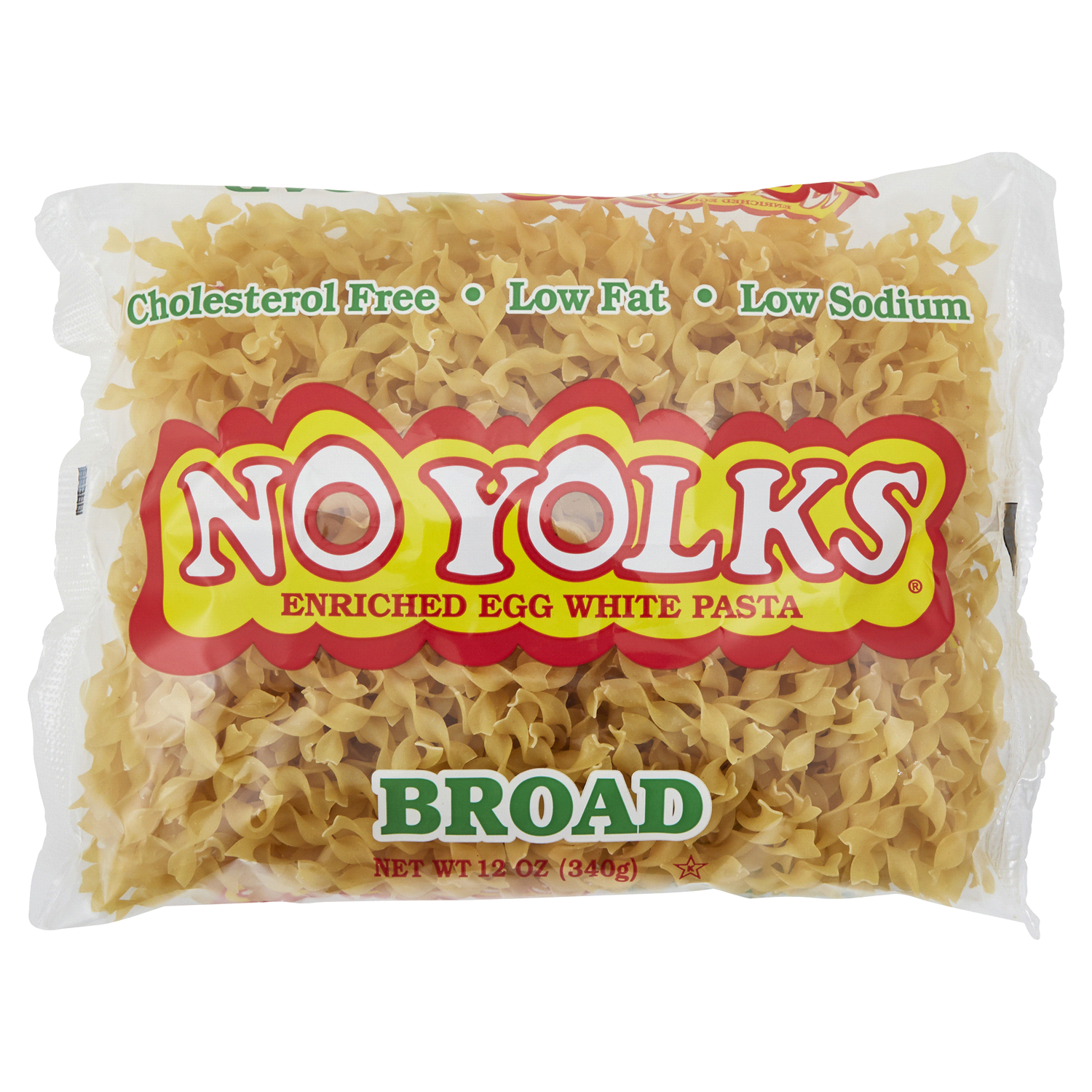 slide 1 of 2, No Yolks Broad Macaroni 12 oz, 12 oz