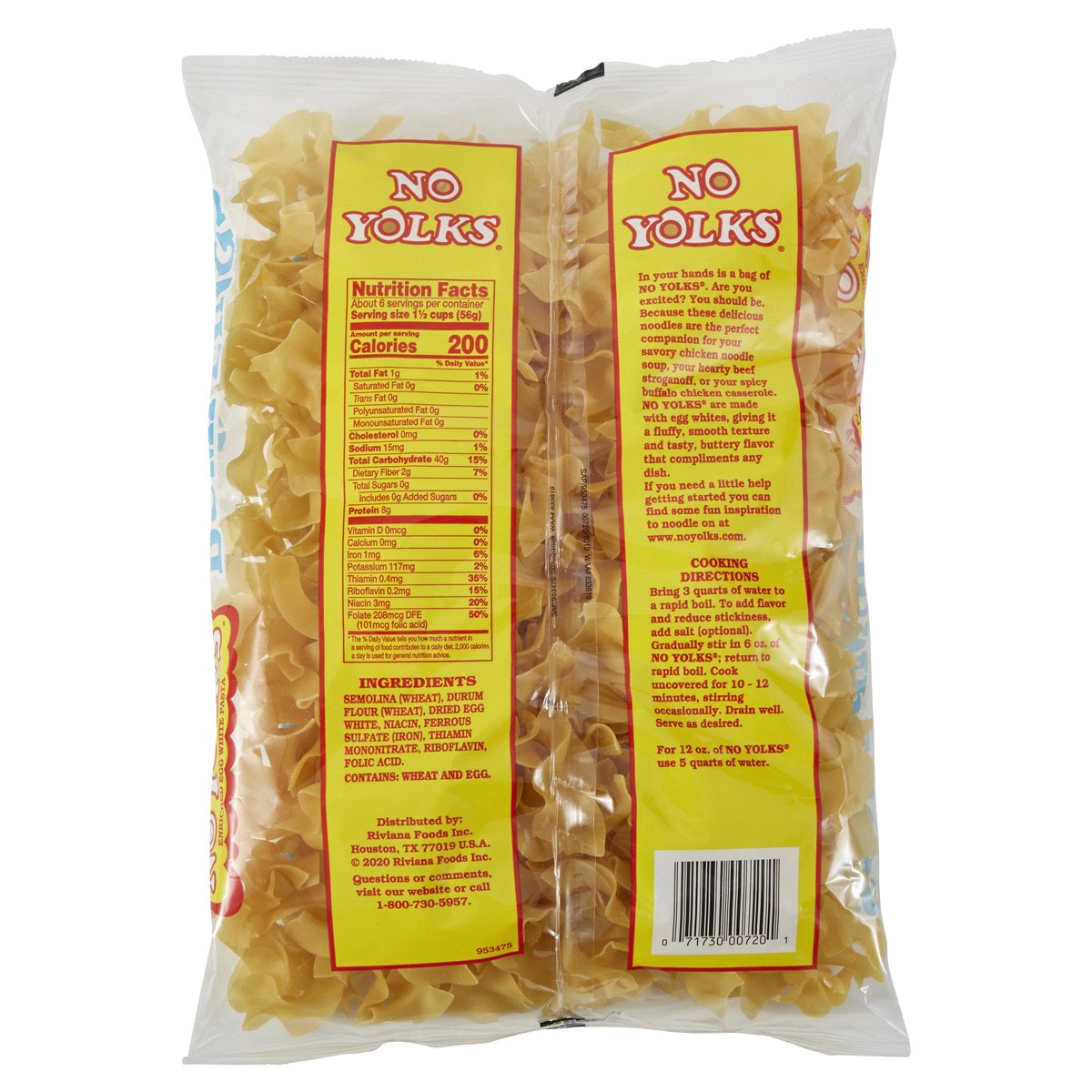 slide 2 of 2, No Yolks Dumplings 12 oz, 12 oz