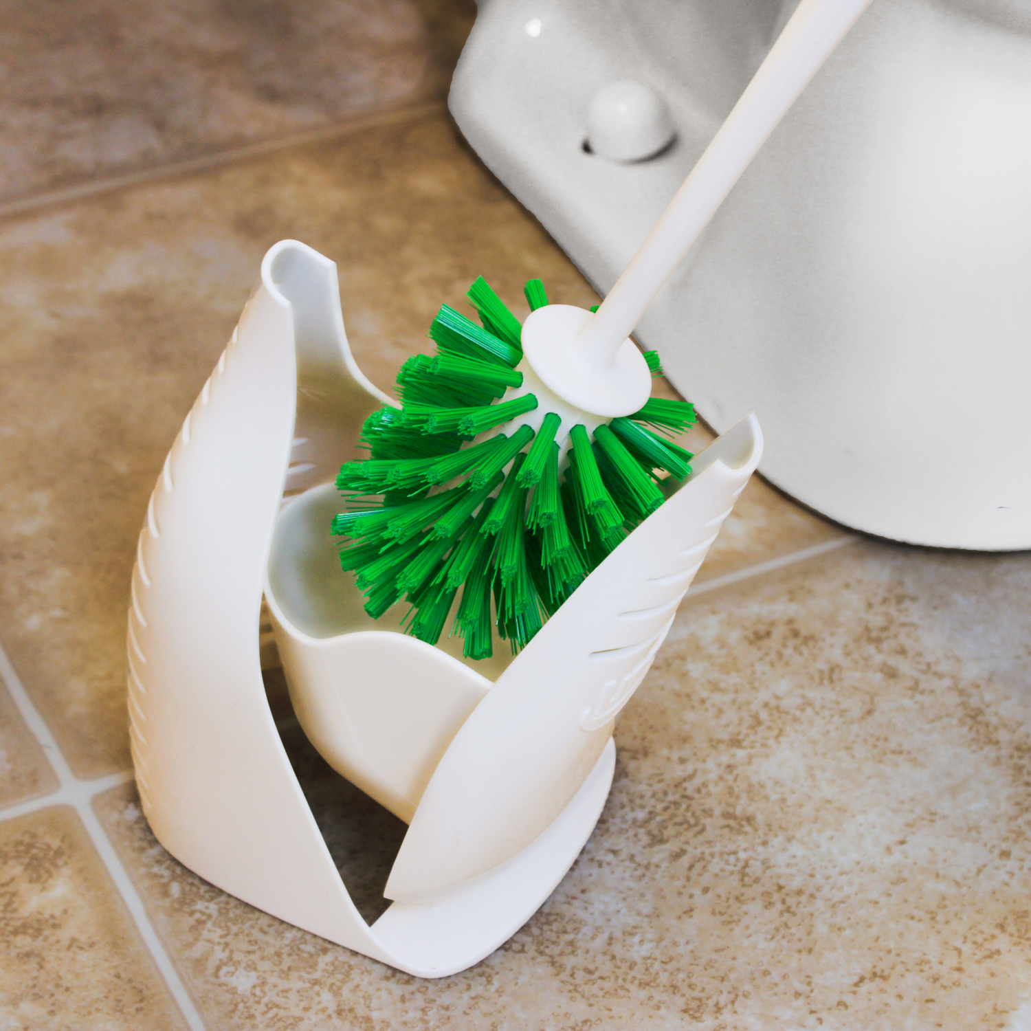 slide 3 of 4, Libman Designer Bowl Brush and Caddy 1 ea, 1 ct