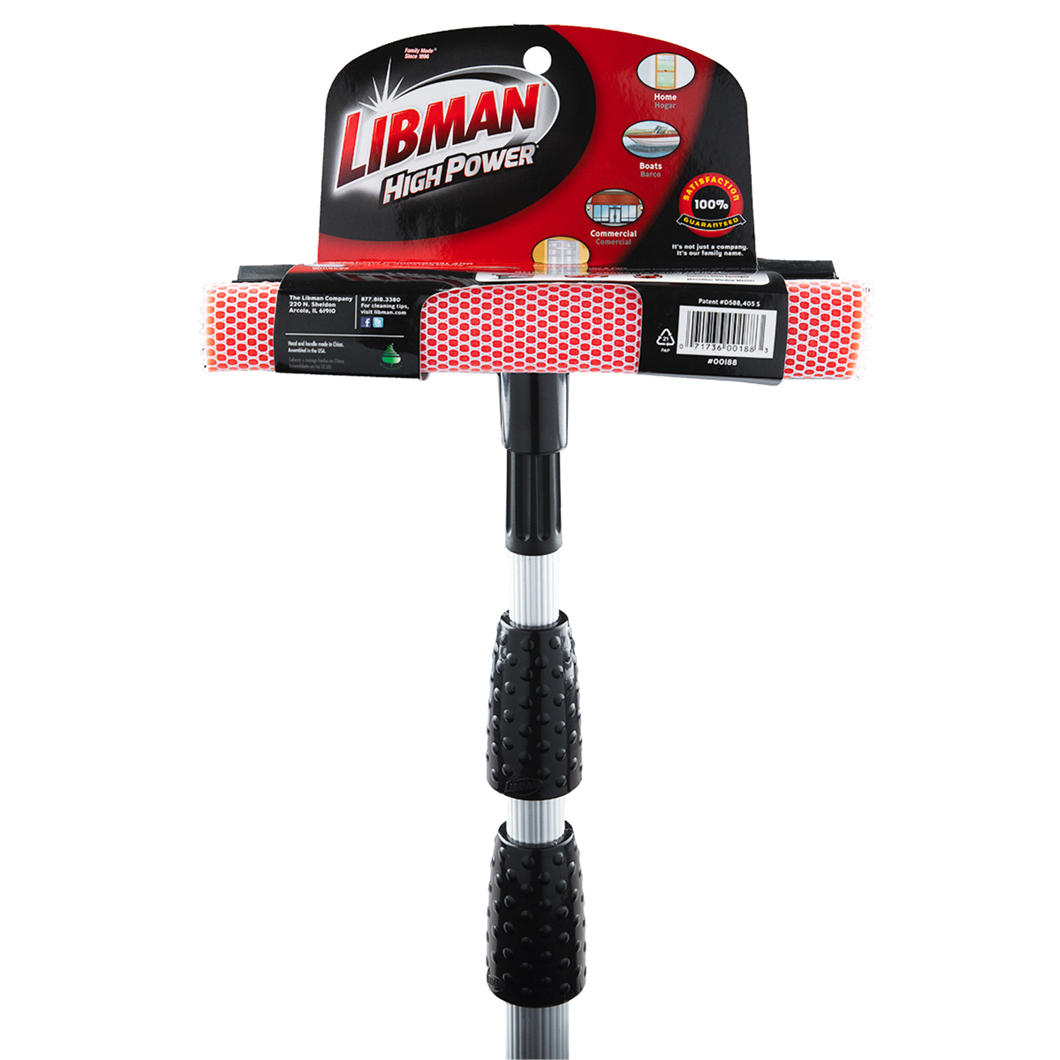 slide 2 of 2, Libman Professional Strength Telescopic Window Washer, 1 ct