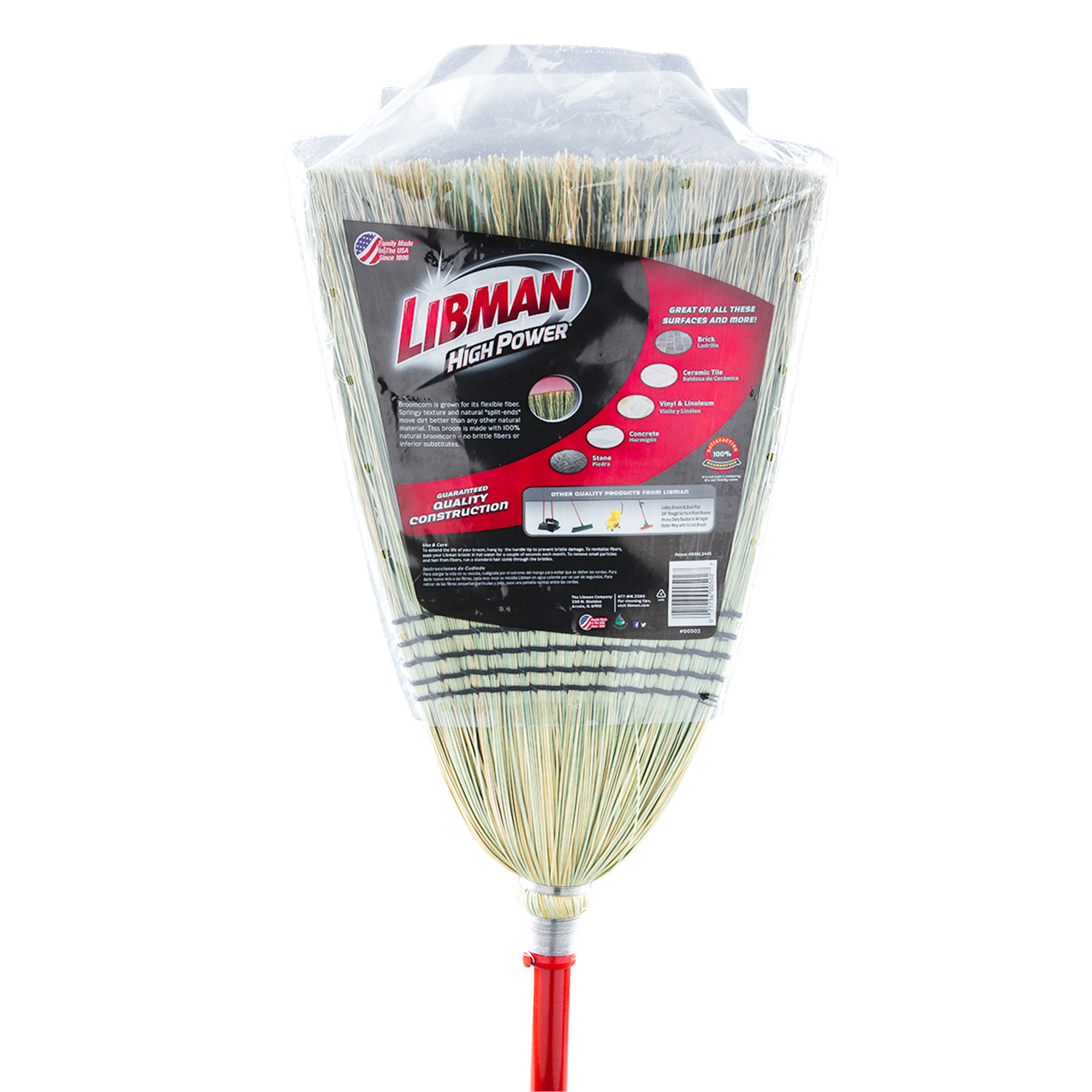 slide 2 of 2, Libman Big Corn Broom, 1 ct