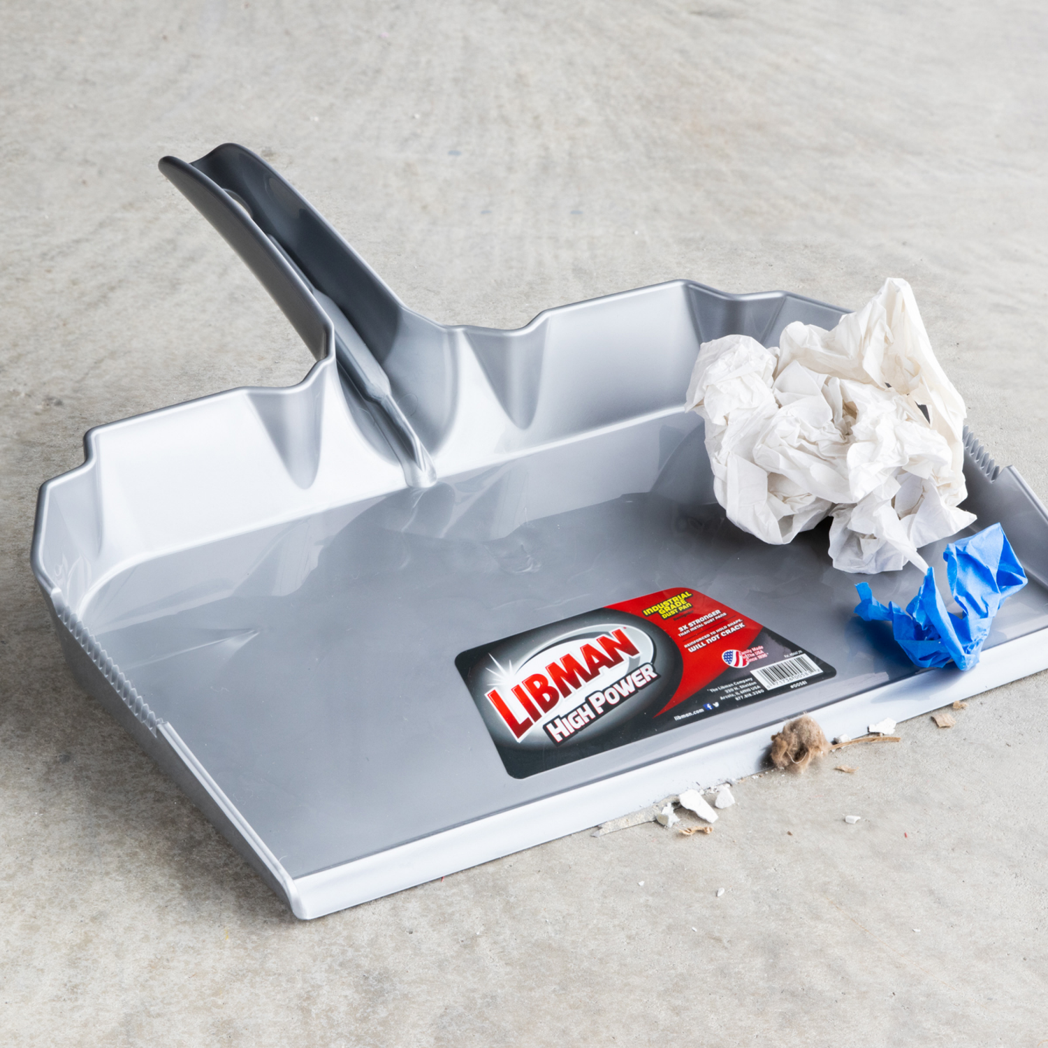 slide 5 of 5, Libman High Power Industrial Strength Dust Pan, 1 ct