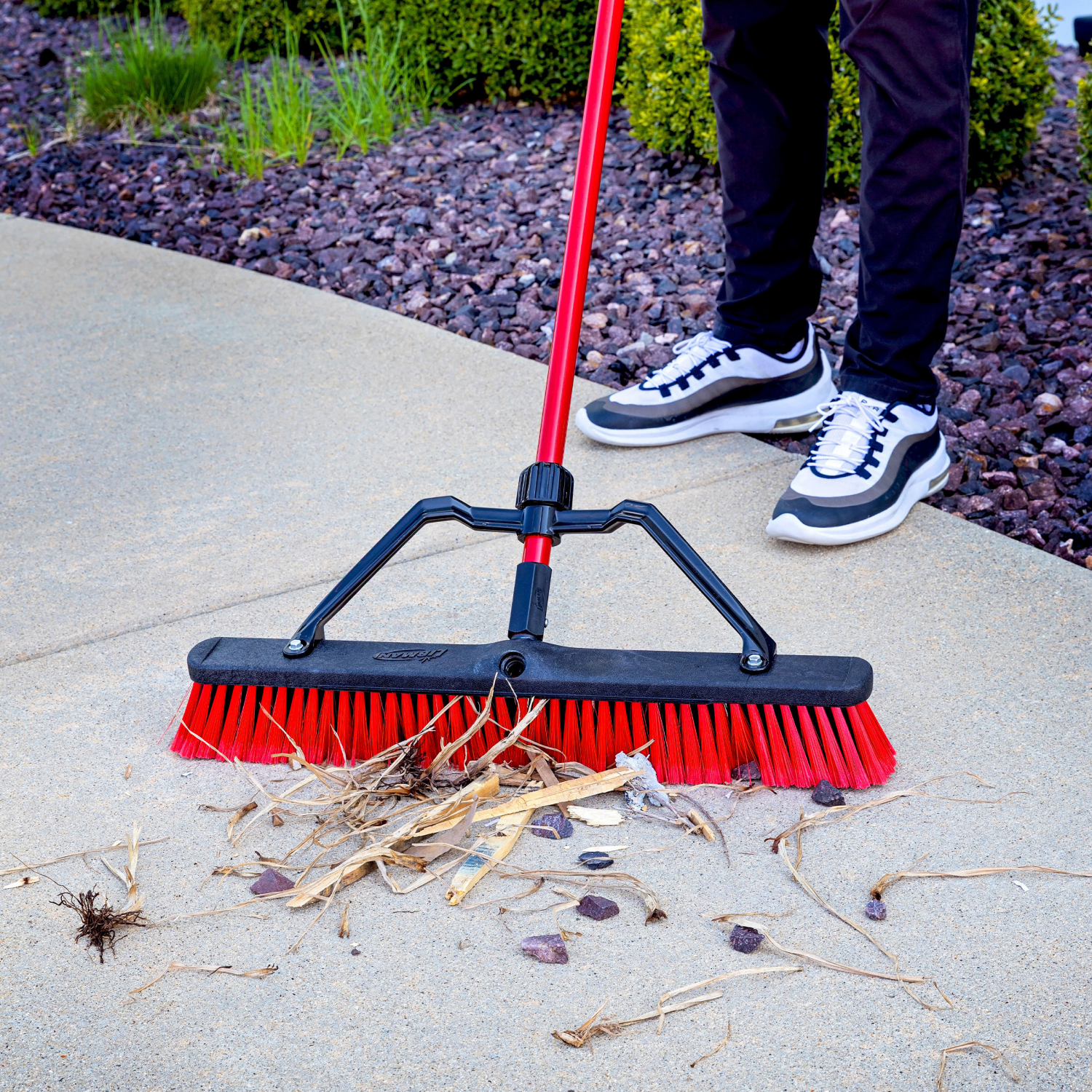 slide 4 of 6, Libman Heavy Duty Outdoor Broom, 24 in