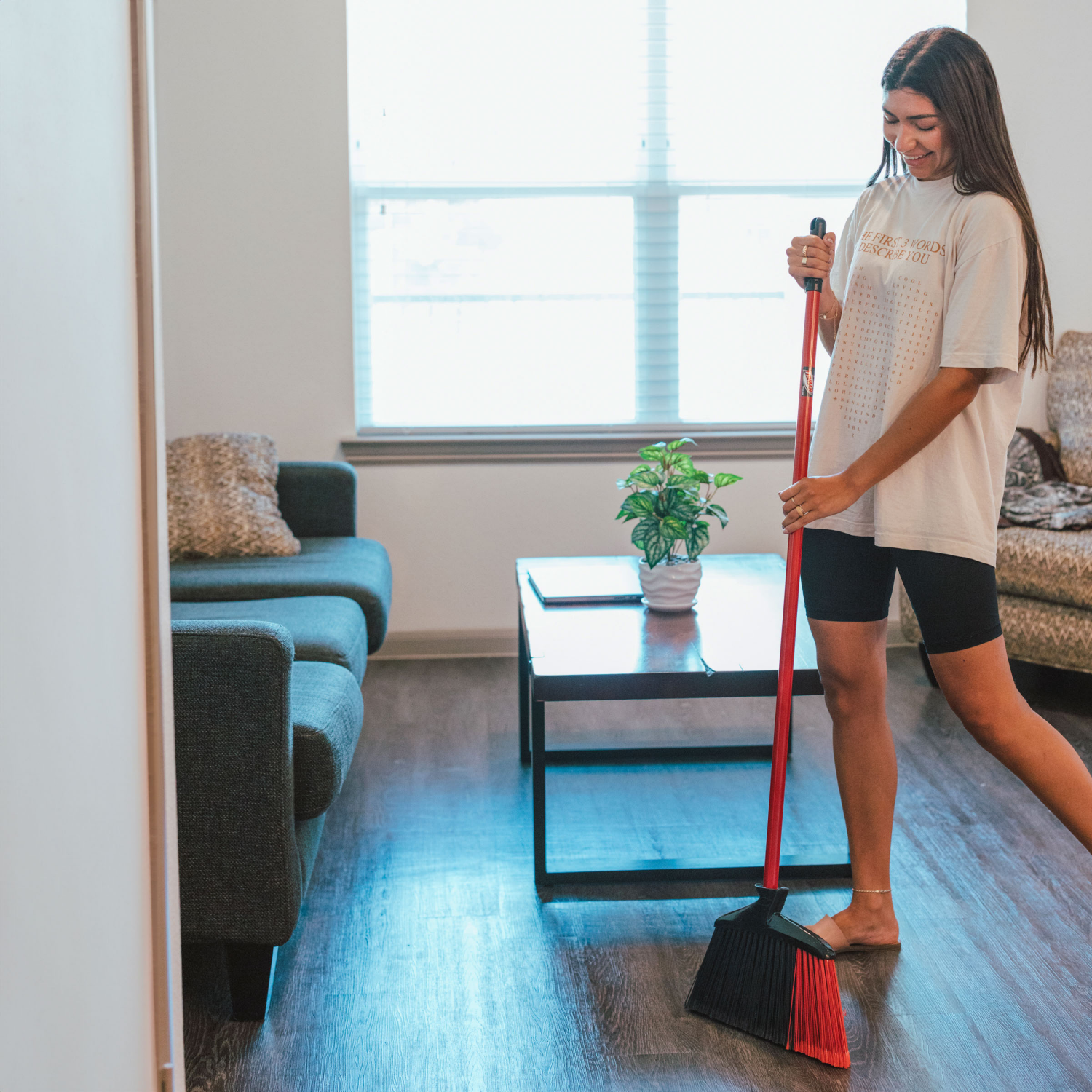 slide 5 of 5, Libman Angle Broom 1 ea, 1 ct