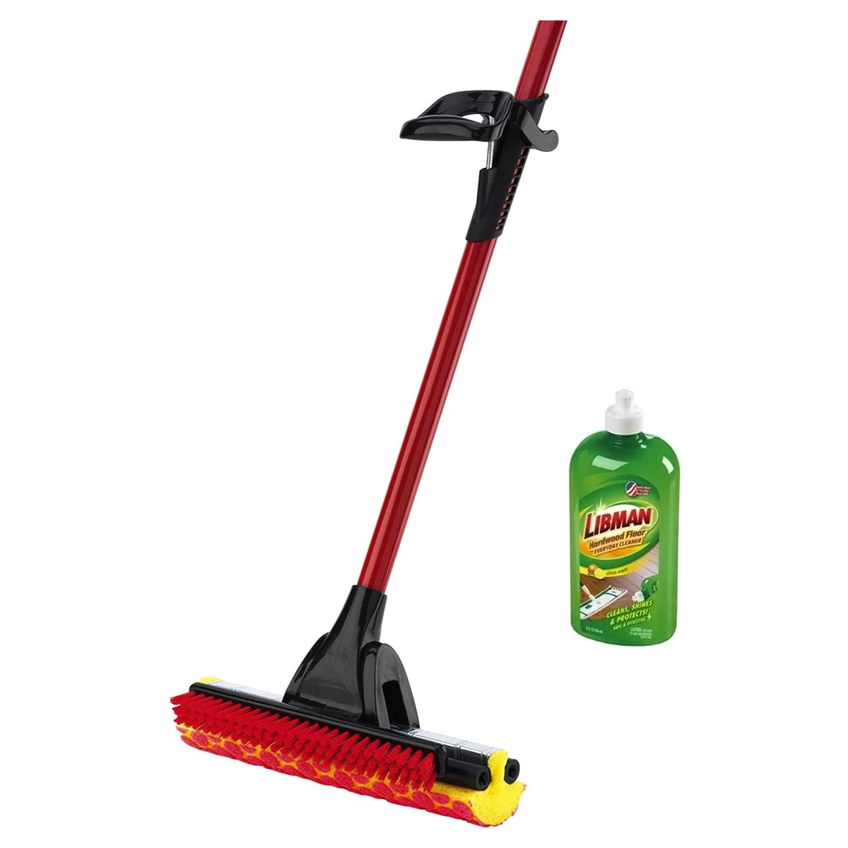 slide 2 of 2, Libman 955 High Power Roller Mop with Scrub Brush, 1 ct