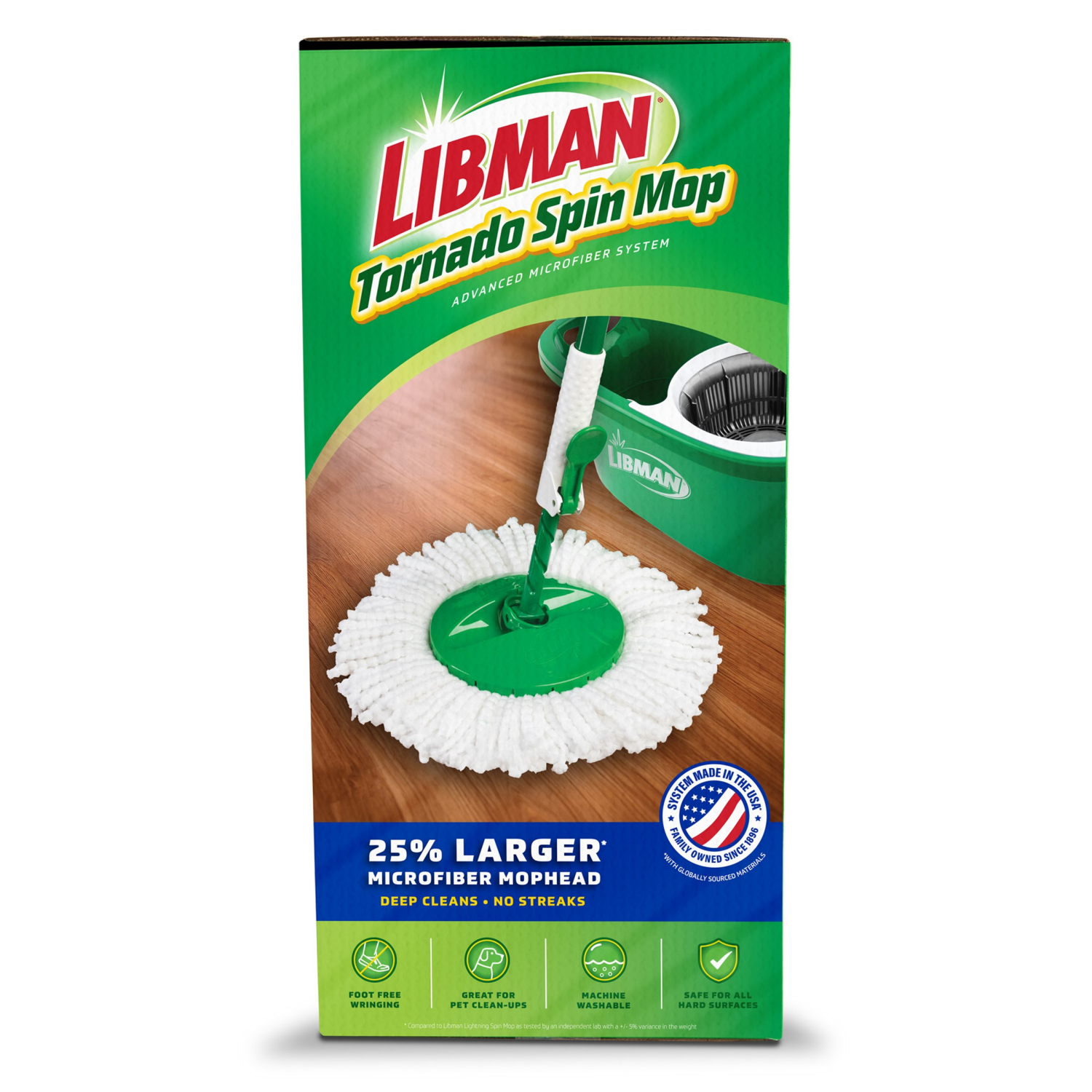 slide 4 of 8, Libman Tornado Spin Mop System, 1 ct