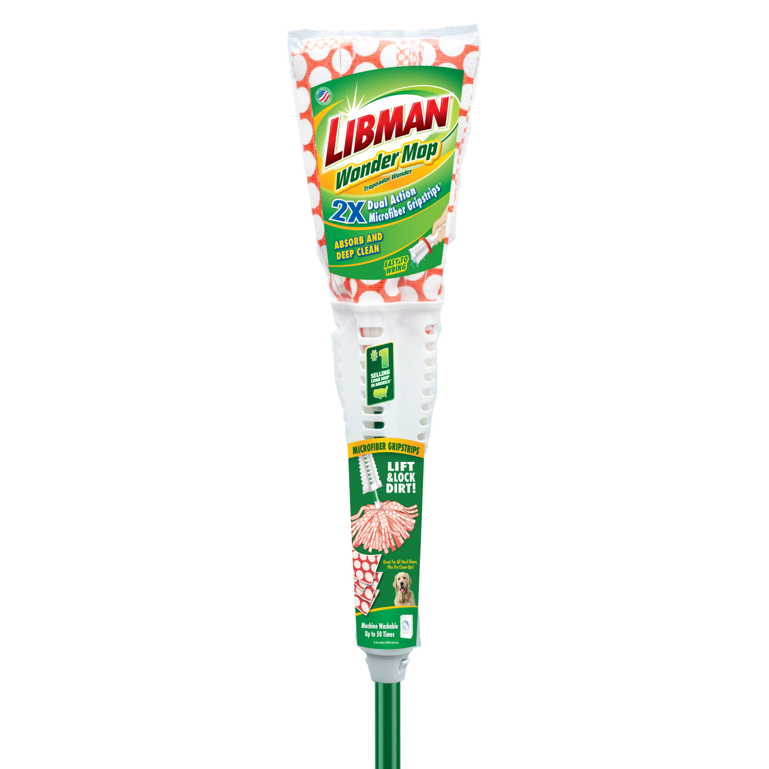 slide 1 of 5, Libman Wonder Mop, 1 ct