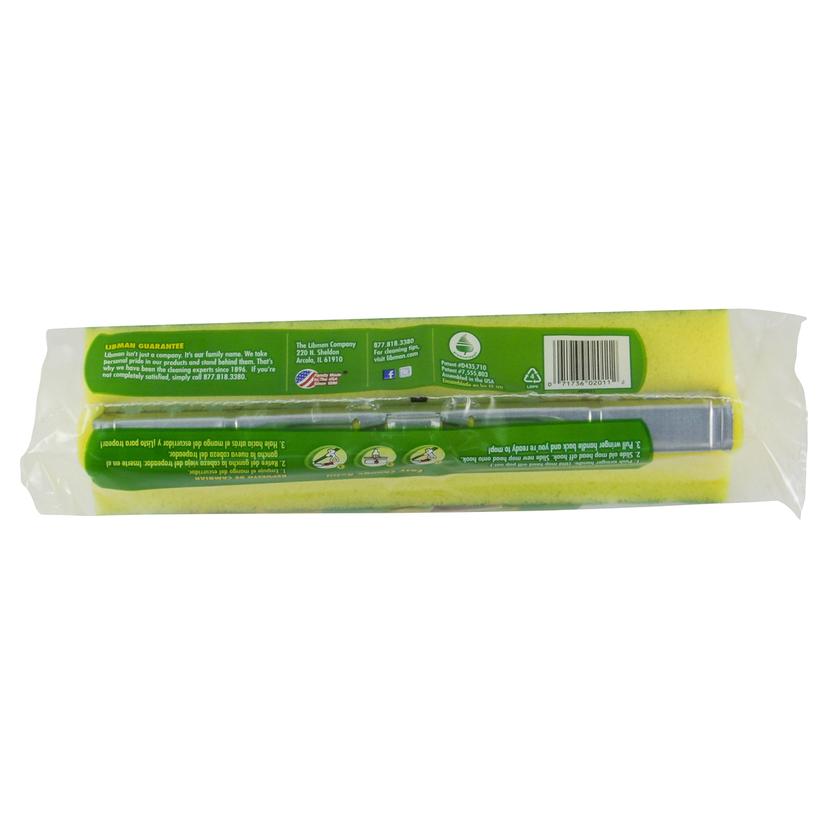 slide 2 of 3, Libman Nitty Gritty Roller Mop Refill, 1 ct